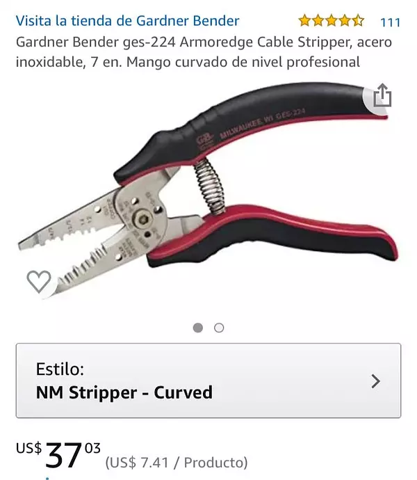 herramientas, jardines y exterior - Pinza de alta calidad para cables. AL POR MAYOR Y AL DETALLE 4