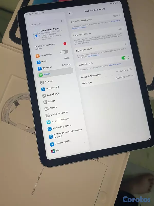 celulares y tabletas - Apple iPad A16 gen 11 128GB  2