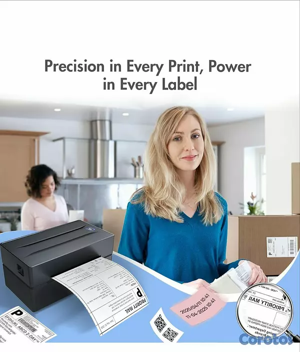 impresoras y scanners - Impresora Bluetooth térmica para etiquetas totalmente nueva en su caja 7