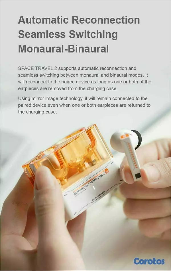 camaras y audio - Moondrop Space Travel 2 TWS Earbuds Bluetooth 6.0 9