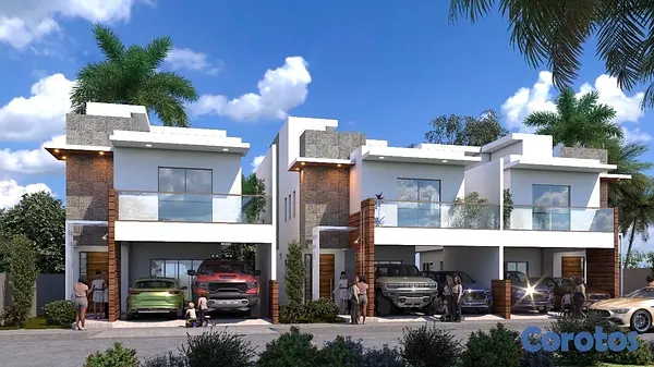 casas - venta de casa con piscina en la avenida ecológica santo Domingo este  2