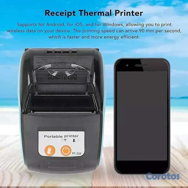 impresoras y scanners - Impresora Bluetooth 58mm JACL-P210 Imprime Fácil y 4