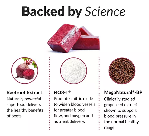 Salud y Equipamiento Médico - Force Factor Total Beets Suplementos De Apoyo A La Presión A 3