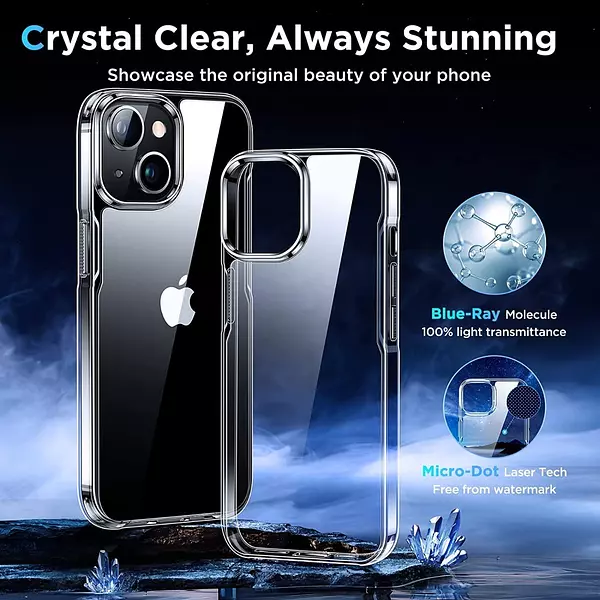 Salud y Equipamiento Médico - Funda Ultra Transparente Para iPhone 14 Simtect 6