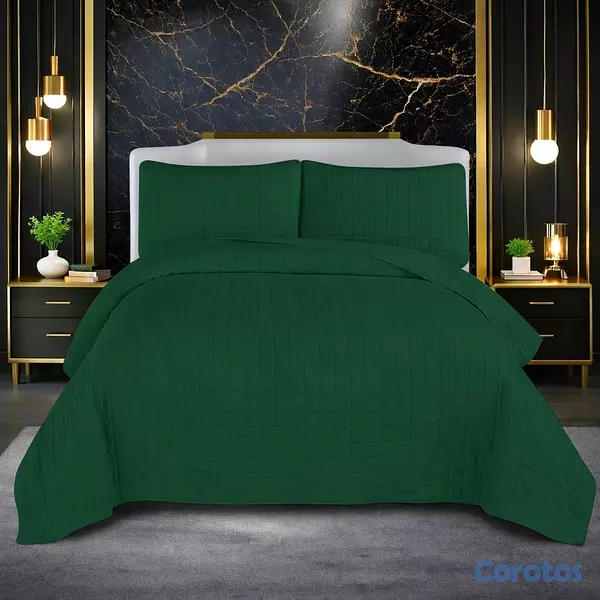 muebles y colchones - juego de cobertor 3 piezas para cama de 60  9