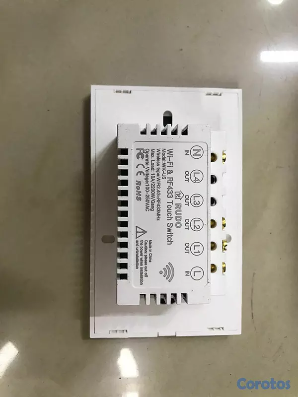 otros electronicos - INTERRUPTOR WIFI-2 CONECTORES 2