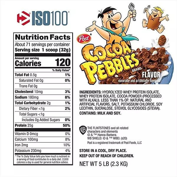 Salud y Equipamiento Médico - Proteina Iso100 Mantequilla 5lb 2