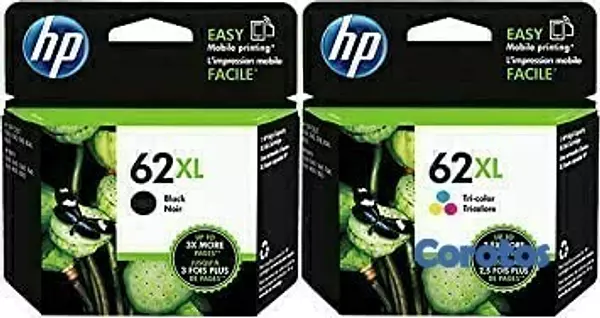 impresoras y scanners - CARTUCHO HP 62XL ALTO RENDIMIENTO NEGRO Y DE COLOR TOTALMENTE ORIGINA 2