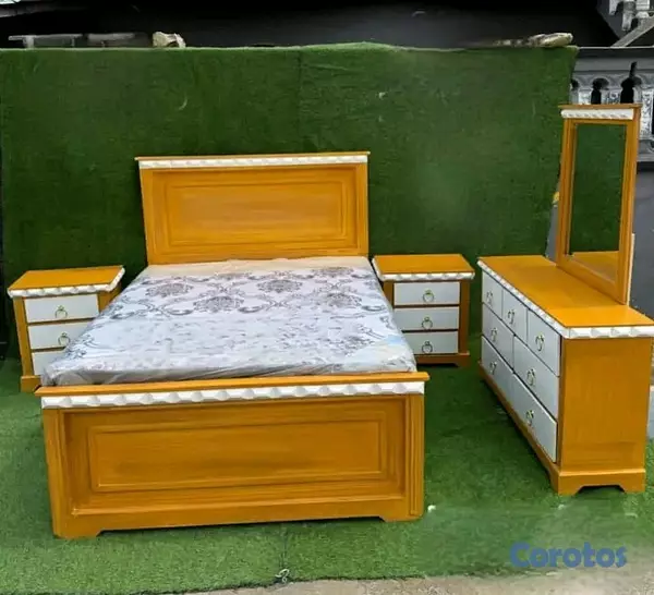 muebles y colchones - Juego de habitación pirámide completo con su colch 2