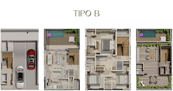 casas - proyecto de casas en arroyo hondo viejo en venta 8