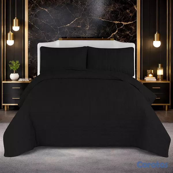 muebles y colchones - juego de cobertor 3 piezas para cama de 60  6