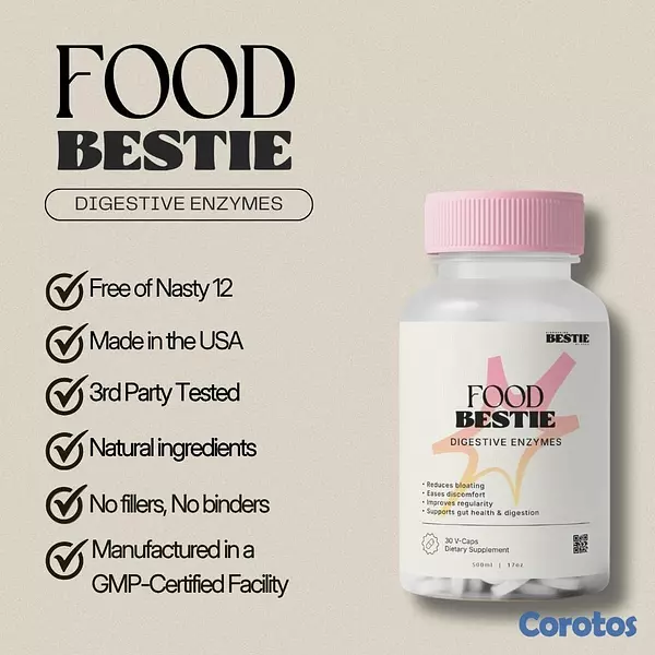Salud y Equipamiento Médico - enzimas digestivas Food Bestie 2