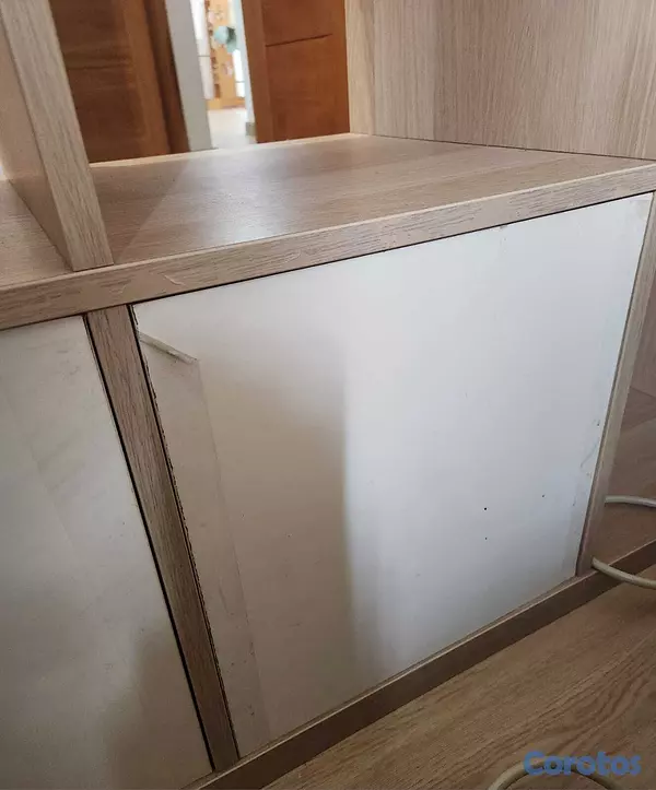 muebles y colchones - Estantería IKEA KALLAX (4x4) con 2 puertas - Buen  3