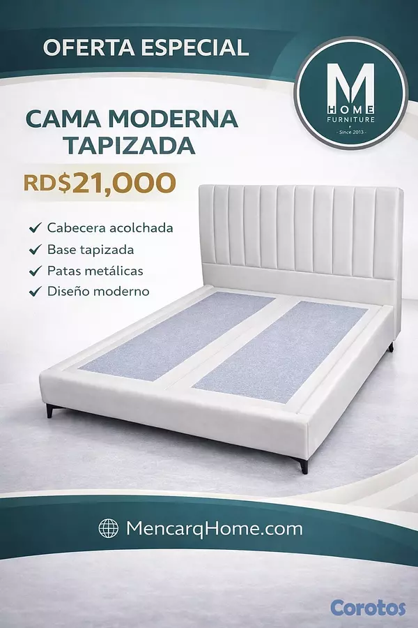muebles y colchones - Camas tapizadas 2
