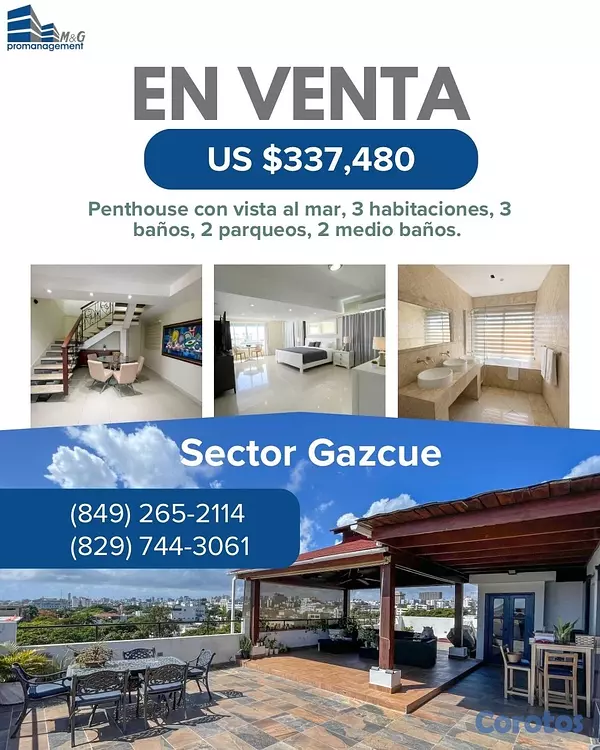 apartamentos - Espectacular Penthouse en Gazcue
 2