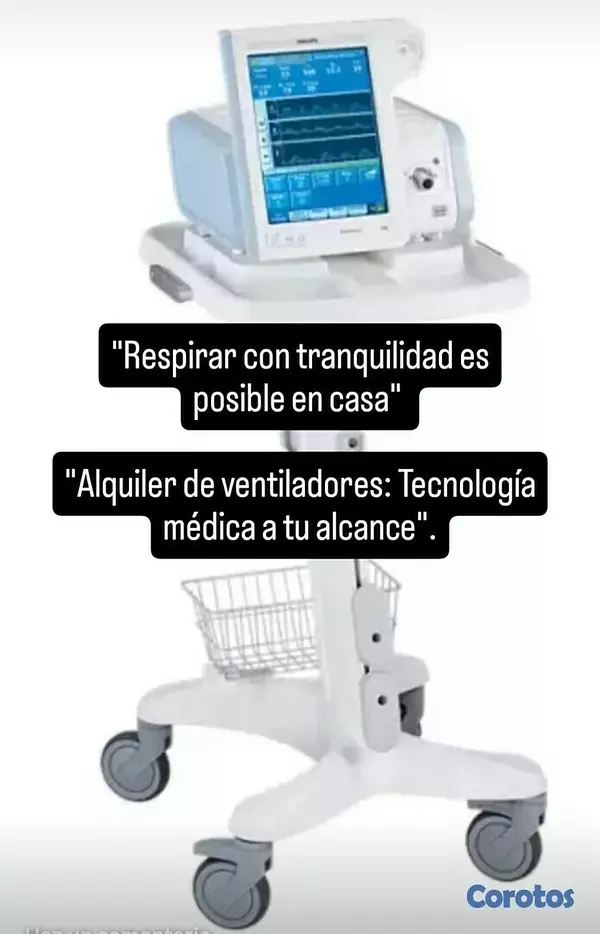 Salud y Equipamiento Médico - VENTILADORES MEDICOS EN ALQUILER 4
