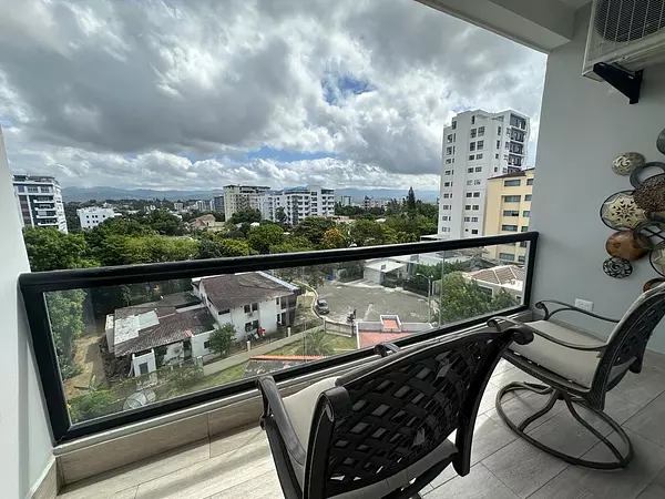 apartamentos - Pisl alto de renta amueblada en La Esmeralda, Santiago 6