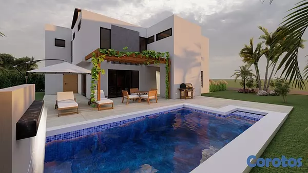 casas vacacionales y villas - VILLA EN JUAN DOLIO  6