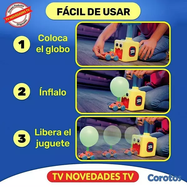 juguetes - Juguete para niños impulsado por globos 2