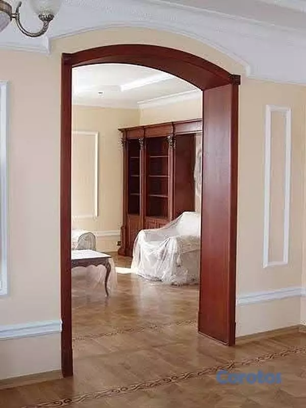 muebles y colchones - Marco ancho y jamba en toda la mocheta y puertas en madera  2
