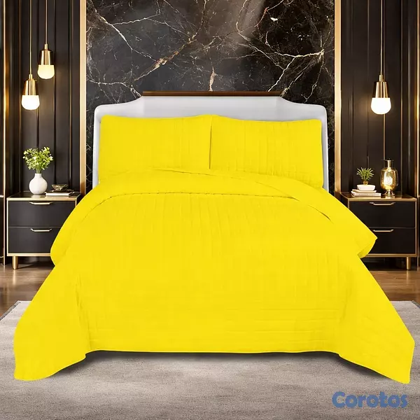 muebles y colchones - juego de cobertor 3 piezas para cama de 60  7