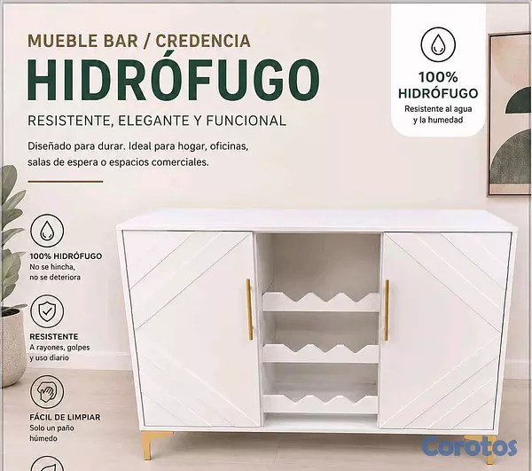 decoración y accesorios - credenza en hidrófugo  3