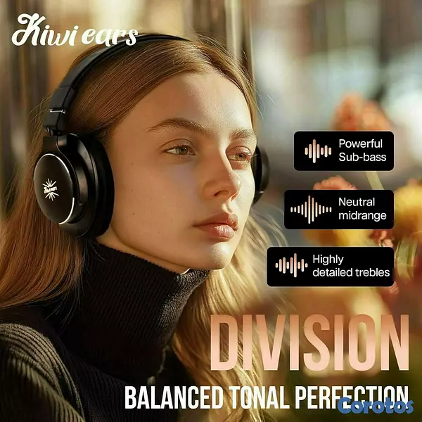 camaras y audio - Kiwi Ears Division 40mm DD Auriculares con cable 2