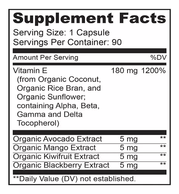 Salud y Equipamiento Médico - Vitamina E Natural 180 Mg 2