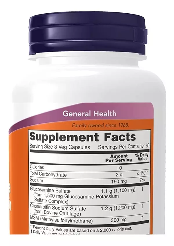 Salud y Equipamiento Médico - Glucosamina 1100 Mg 180cap Now - U - Unidad A $1798 2