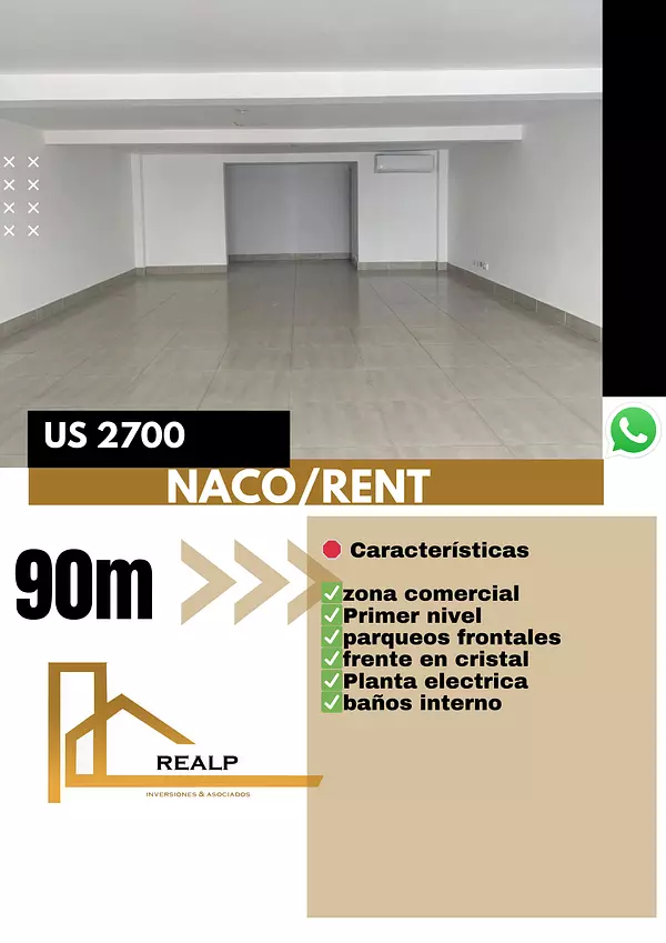 oficinas y locales comerciales - Alquiler local comercial en Naco  1