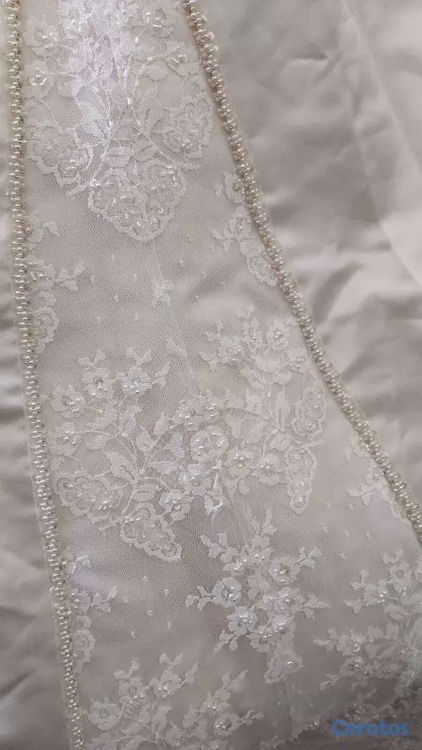 ropa para mujer - Vestido de novia con cola, clásico blanco hueso. E 6
