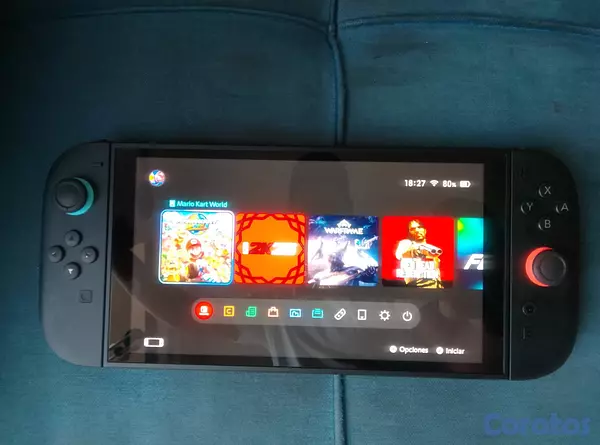 consolas y videojuegos - Venta Nintendo switch 2 con solo una semana de uso 6