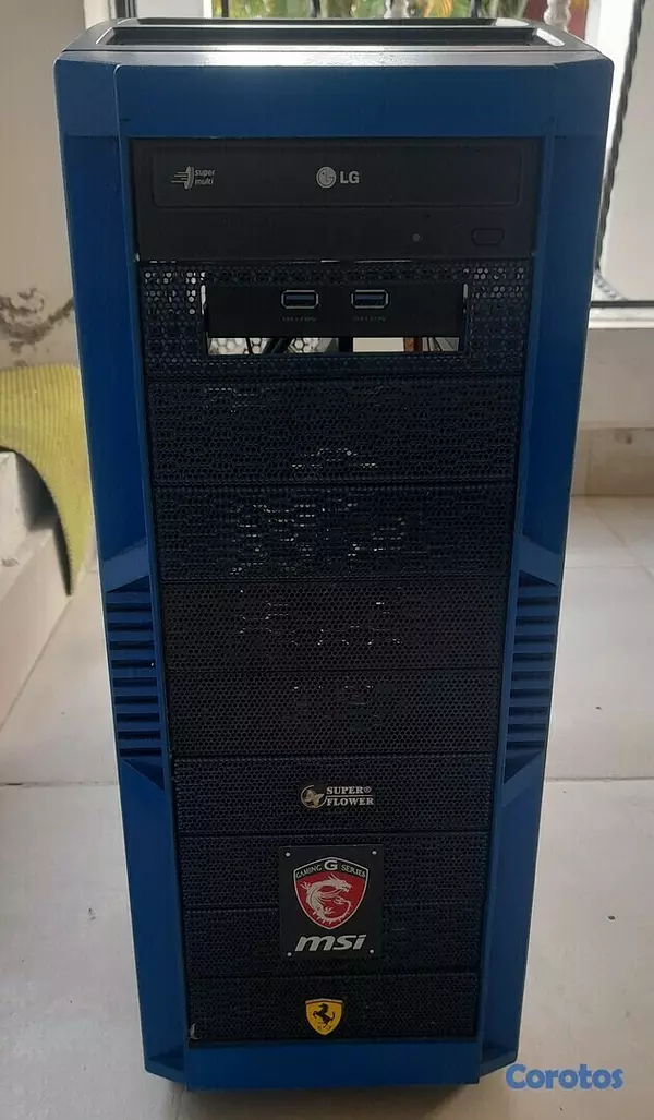computadoras y laptops - Gaming Tower Case Super Flower SF-1000R-BK 200 mm y 1x140 mm 1