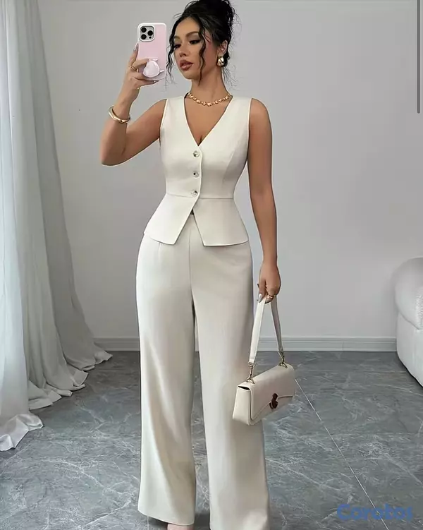 ropa para mujer - Conjunto de Pantalones Elegantes y Modernos para M 1