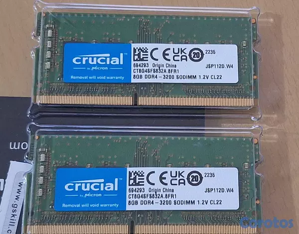 computadoras y laptops - Memoria 16GB (2x8GB) DDR4 - 3200