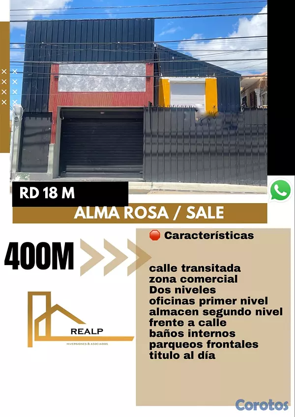 oficinas y locales comerciales - Propiedad en Venta en Alma Rosa  1