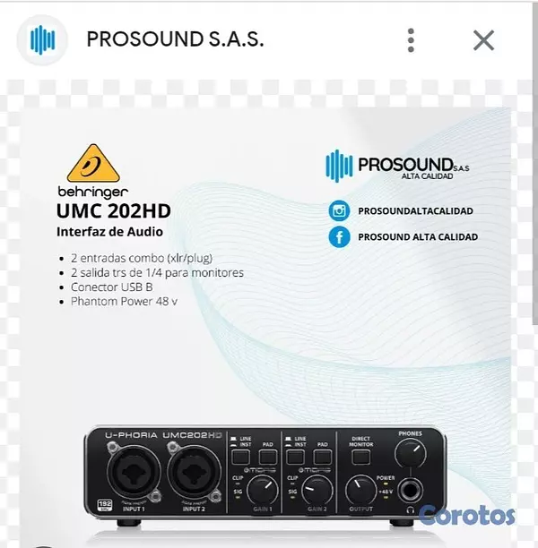camaras y audio - Oferta de combo completo de producción de música  3
