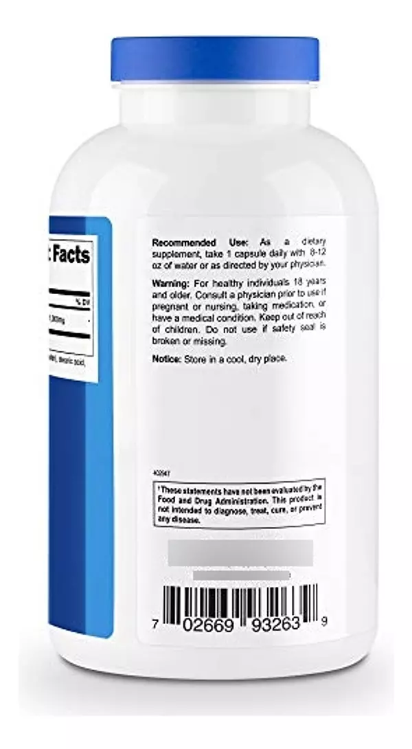 Salud y Equipamiento Médico - Nutricost Taurina 1000mg, 400 Capsulas 3
