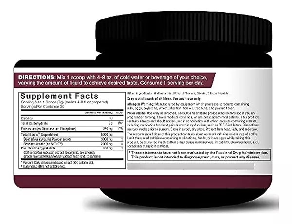 Salud y Equipamiento Médico - Total Beets Energy Drink Mix, Superalimento Raíz De Remolacha 2
