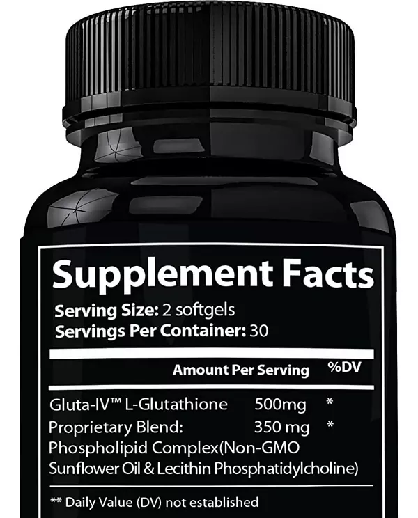 Salud y Equipamiento Médico - Glutation 60 Capsulas 500 Mg - Uni - Unidad A $2282 2