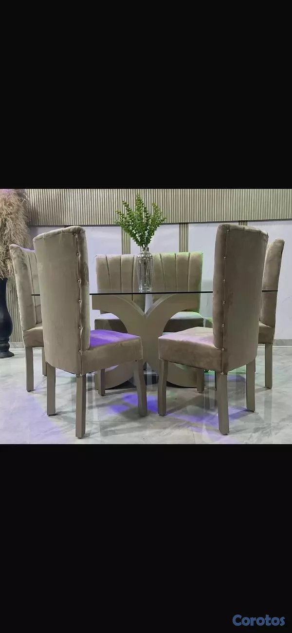 muebles y colchones - comedores de 4,6 y 8 sillas ❤️ 9