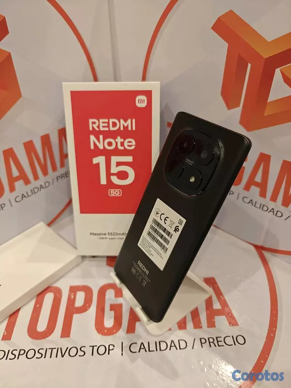 celulares y tabletas - REDMI NOTE 15 5G, 8GB RAM 256GB ROM 6