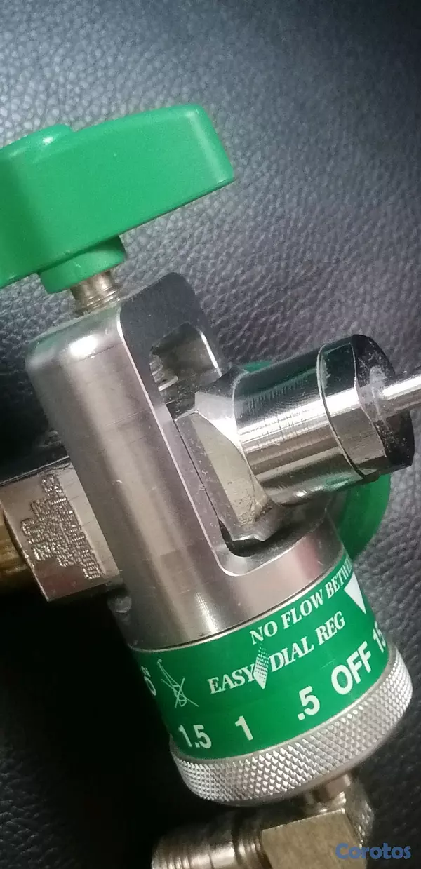 Artículos Deportivos - Regulador tanque de Oxígeno Profesional Precision Medical - Alto Flujo 15LPM 4