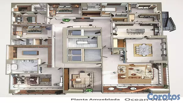 apartamentos - En Venta Apartamento Torre de Lujo Av. Anacaona uno por nivel 8
