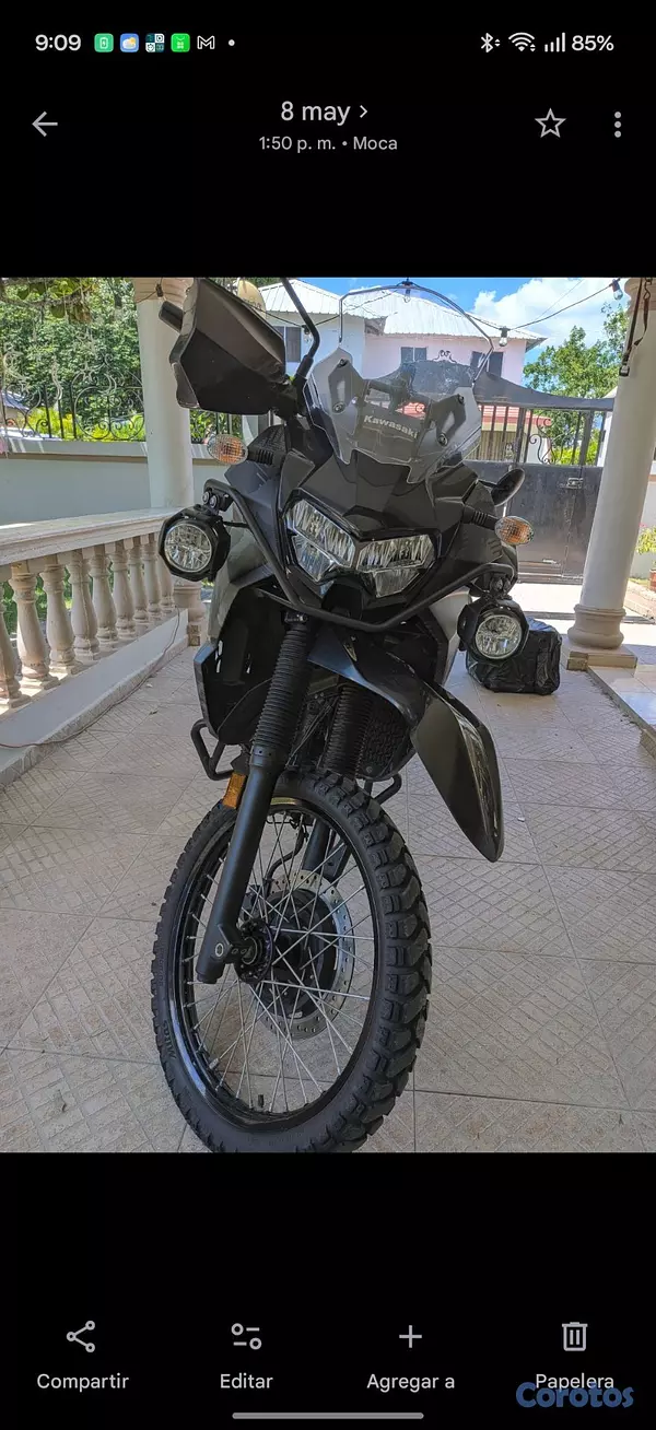 motores y pasolas - Kawasaki klr 650 adventure 2022. Con accesorios co 3