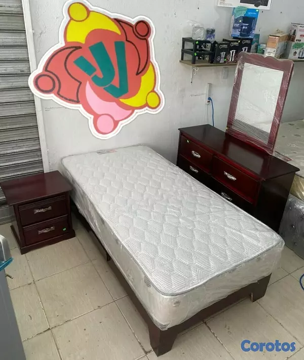 muebles y colchones - Juego de Habitación para Dormitorio Disponible en Tamaños de 39 - 54 y 60" 4