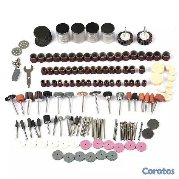herramientas, jardines y exterior - Kit 276 Accesorios para Dremel y Herramienta Rotativa| Pulir Cortar Lijar Grabar 5