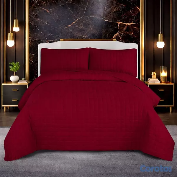 muebles y colchones - juego de cobertor 3 piezas para cama de 60  11