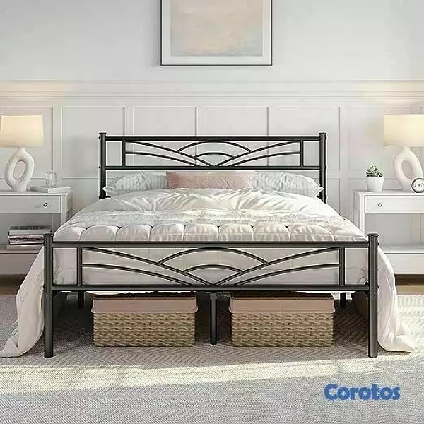 muebles y colchones - bases de cama en hierro galvanizado 4