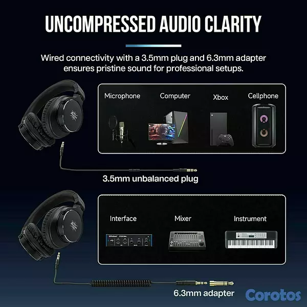 camaras y audio - Kiwi Ears Division 40mm DD Auriculares con cable 6